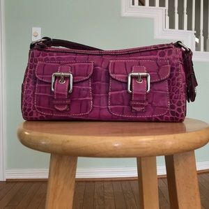 Purple Dooney and Bourke leather bag